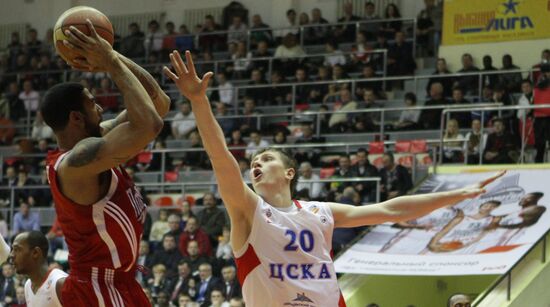 Баскетбол. ПБЛ. Матч "Локомотив-Кубань" - ЦСКА