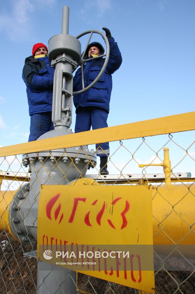 Магистральный газопровод введен в эксплуатацию в Гусеве