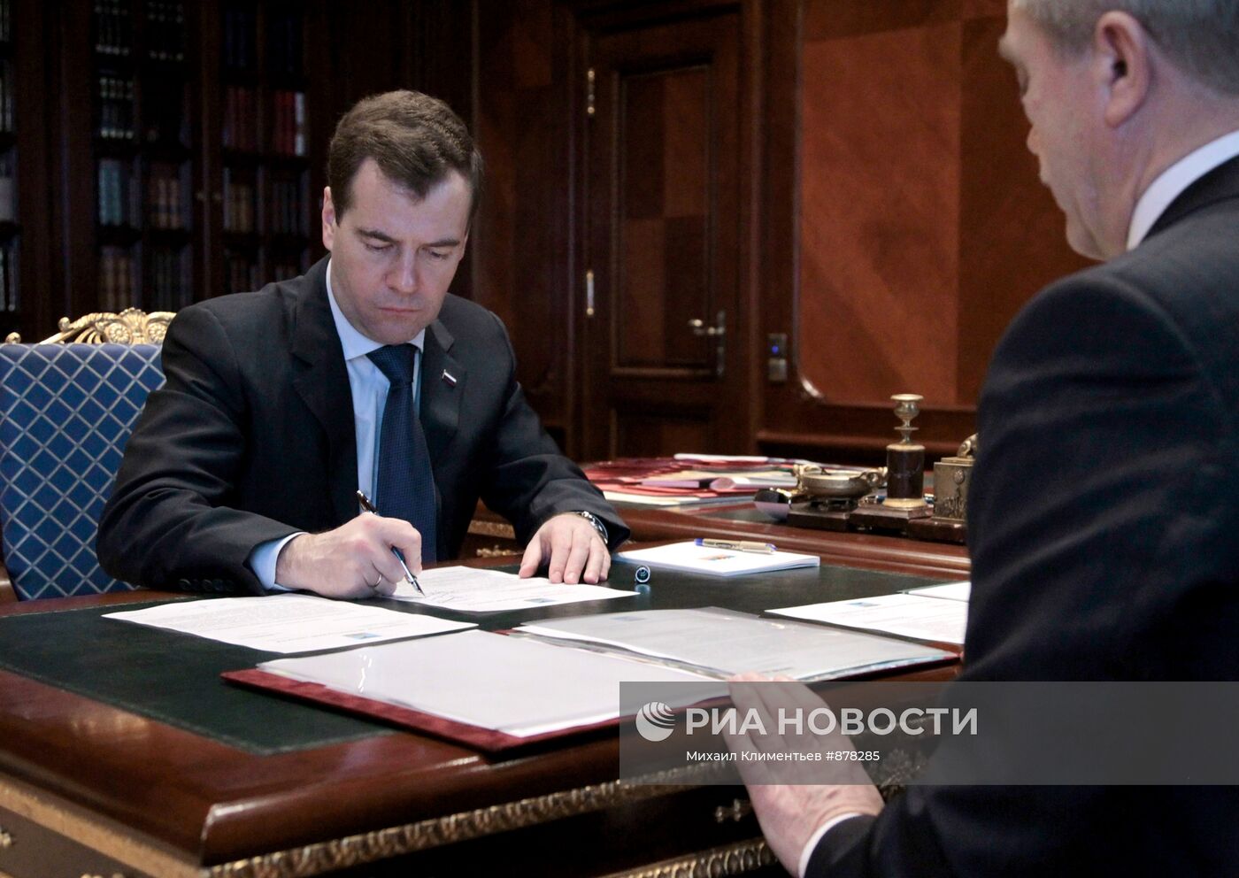 Встреча Дмитрия Медведева с Евгением Савченко
