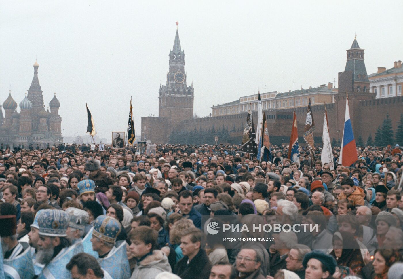 Митинг в Москве на Красной площади