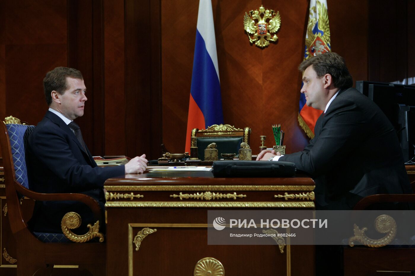 Встреча Дмитрия Медведева с Константином Чуйченко