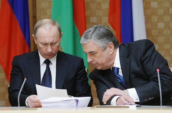 Владимир Путин и Павел Бородин