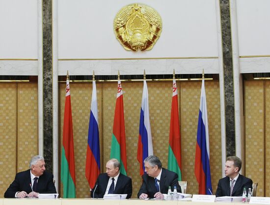 Заседание Совета Министров Союзного государства в Минске