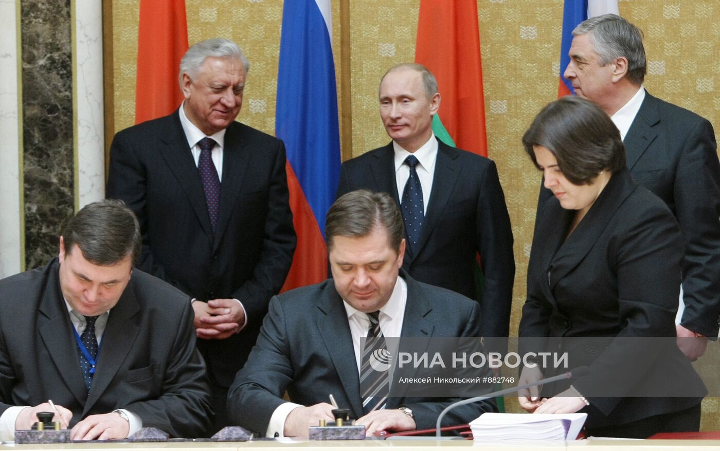 Подписание совместных документов в Минске