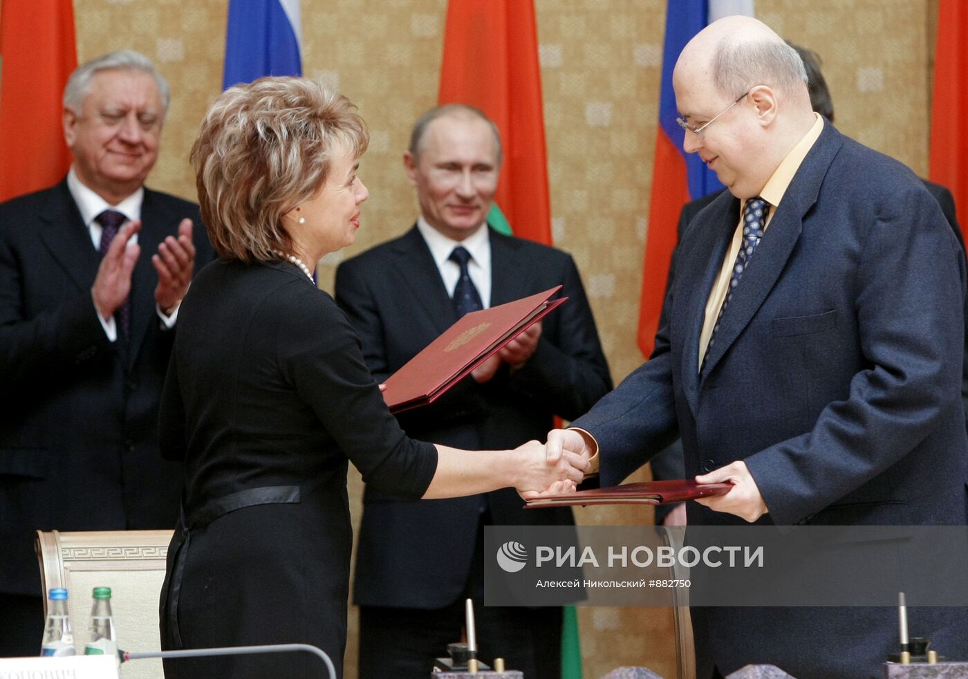 Подписание совместных документов в Минске