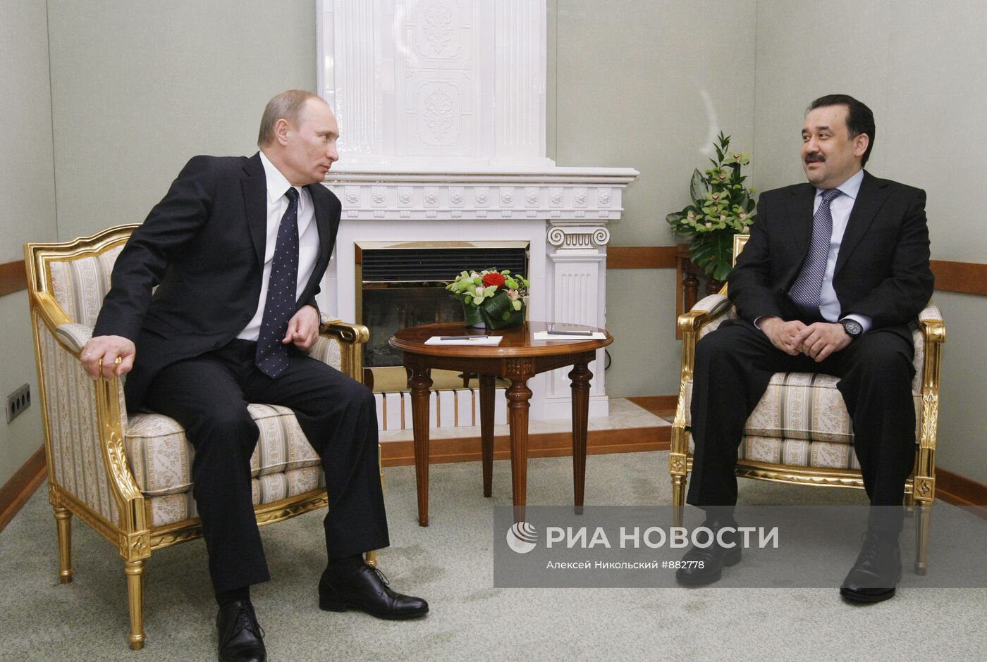 Встреча Владимира Путина и Карима Масимова в Минске