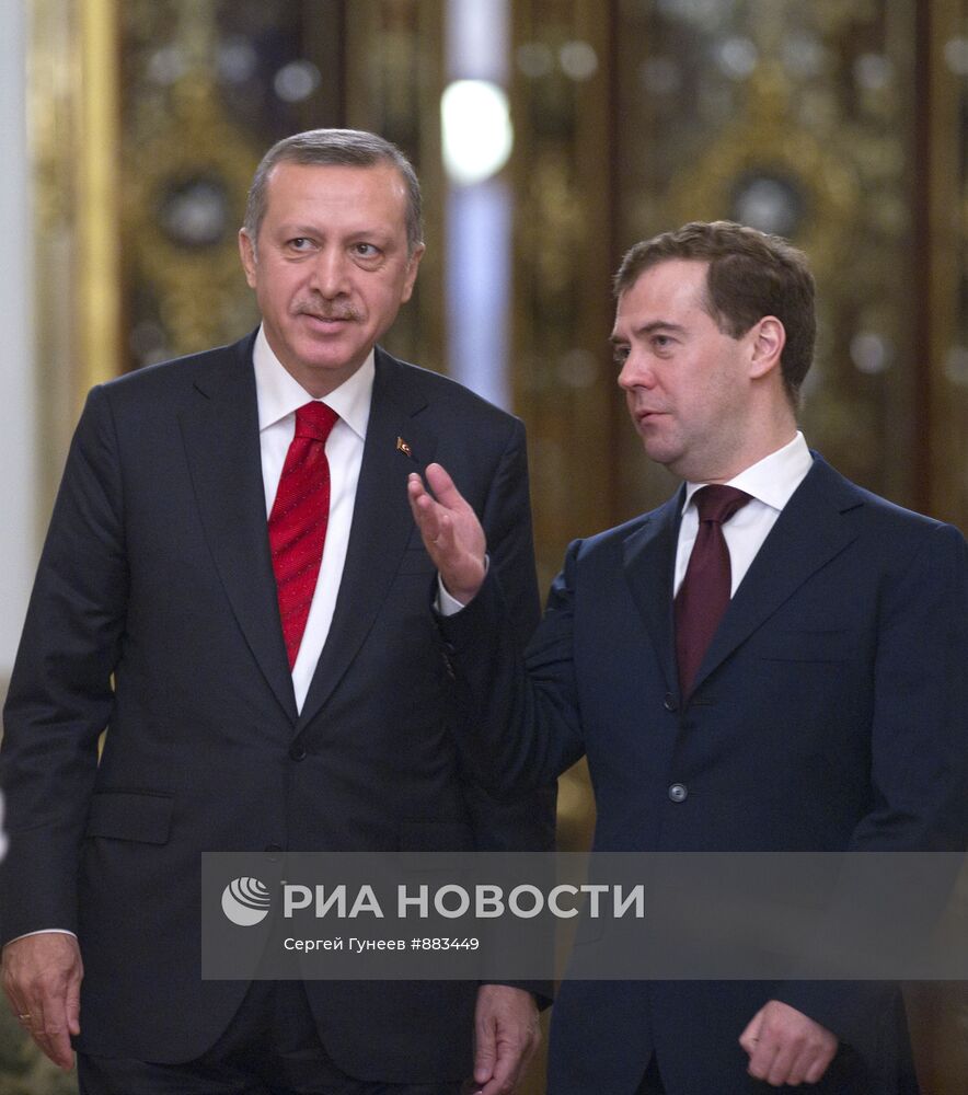 Рабочий визит Реджепа Эрдогана в Москву