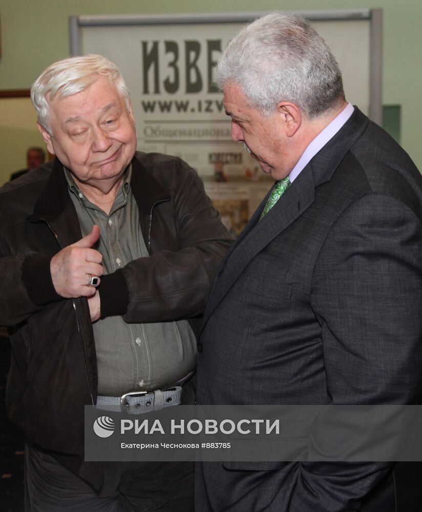 Олег Табаков, Михаил Гусман
