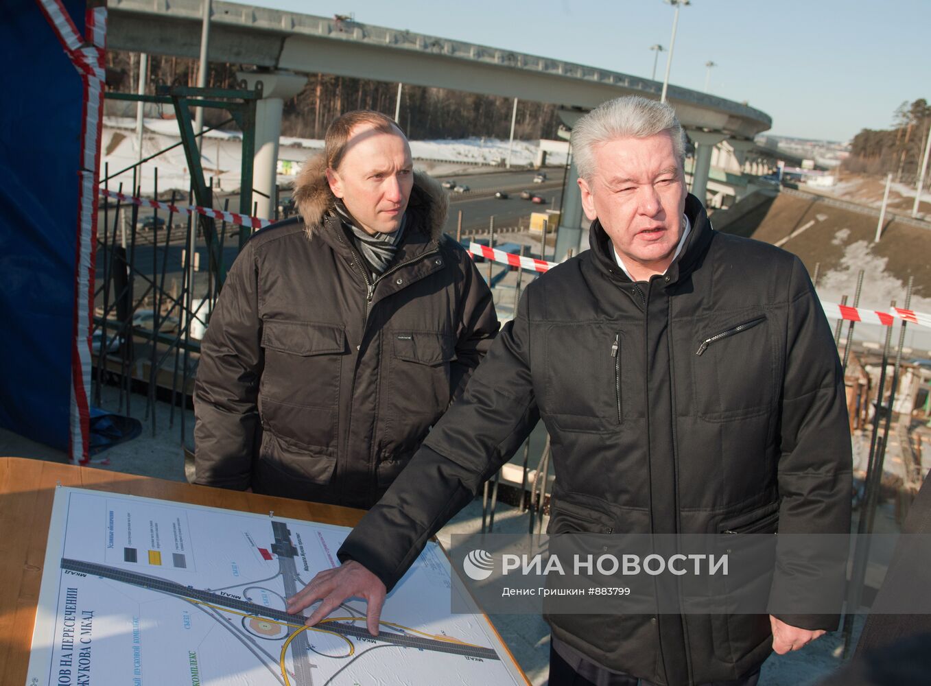 Сергей Собянин и Андрей Бочкарев