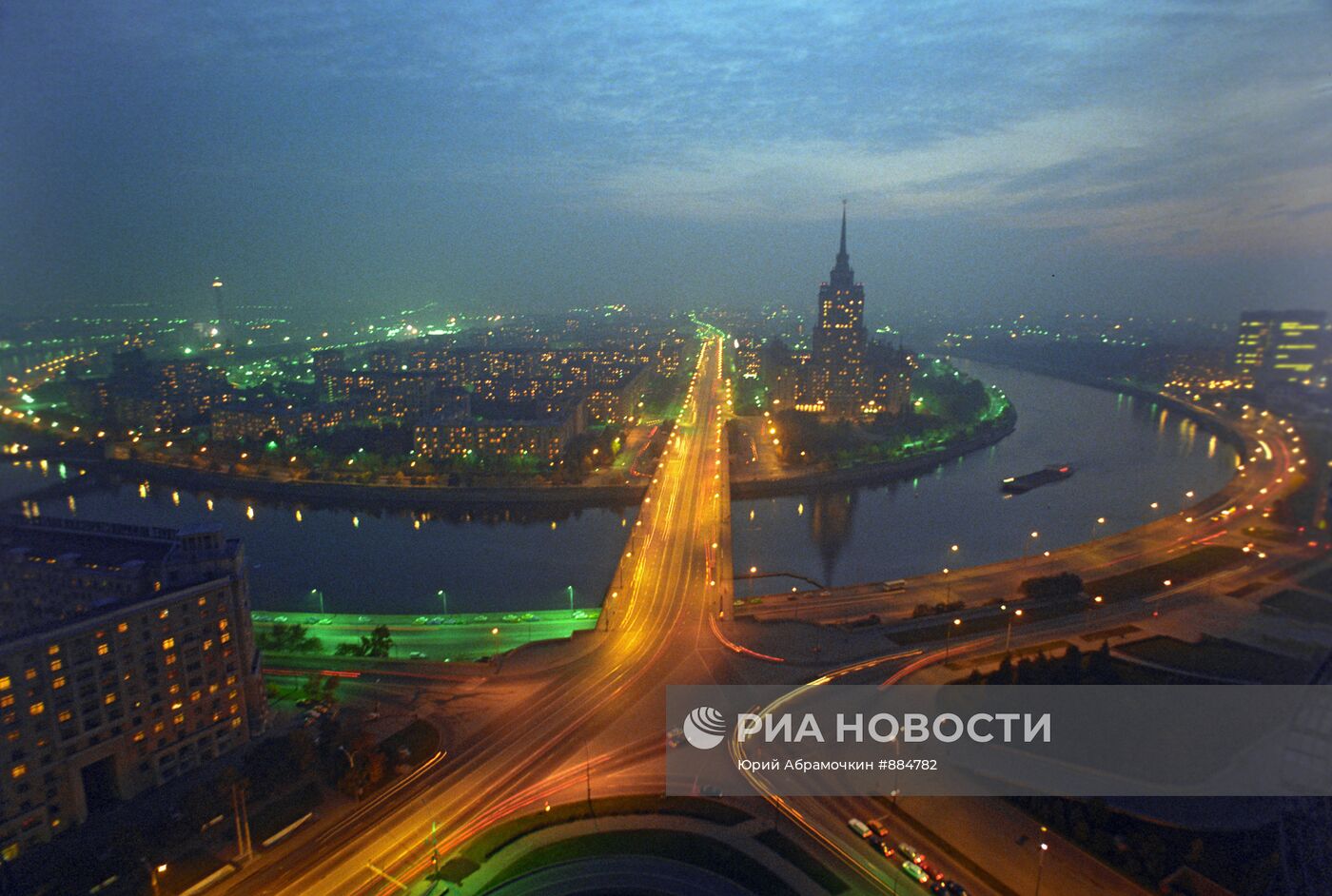 Московская панорама. Вид на гостиницу "Украина"