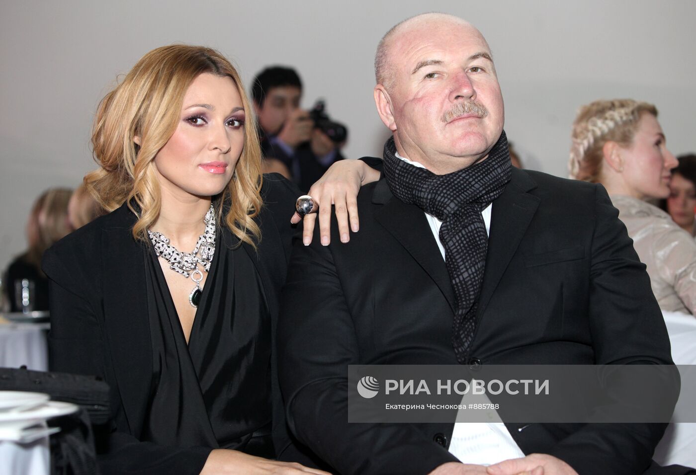 Николай Агурбаш с супругой Анжеликой