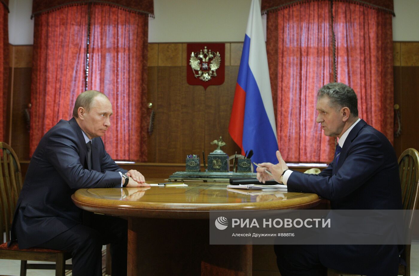Встреча Владимира Путина с Александром Волковым