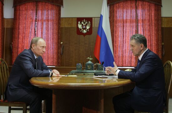 Встреча Владимира Путина с Александром Волковым