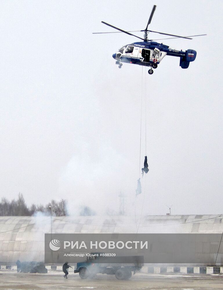 Учения подразделения ОМОН