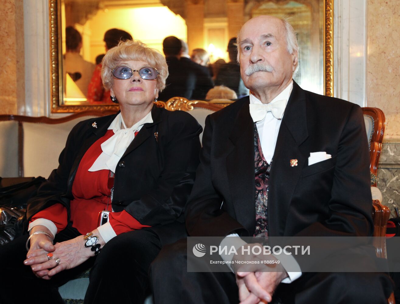 Владимир Зельдин с супругой Иветтой Капраловой
