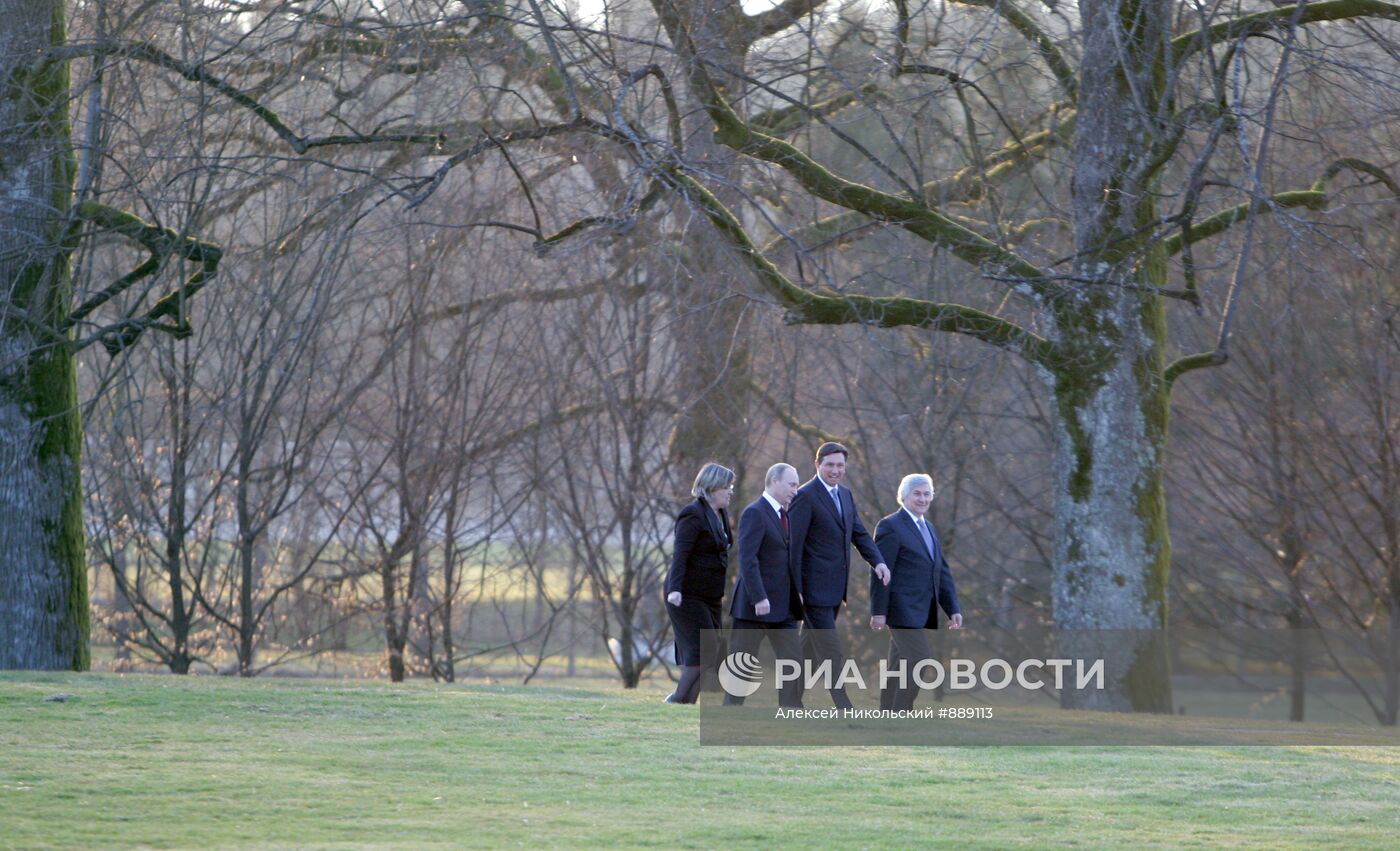 Рабочий визит Владимира Путина в Словению