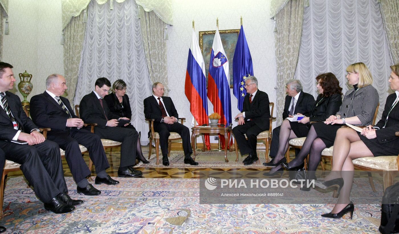 Рабочий визит Владимира Путина в Словению