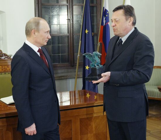 Рабочий визит Владимира Путина в Словению