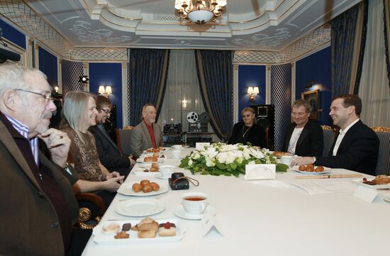 Встреча Д.Медведева с участниками группы Deep purple