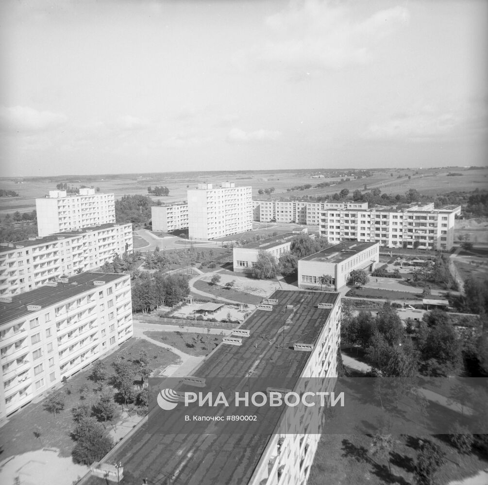 Панорама города Электренай