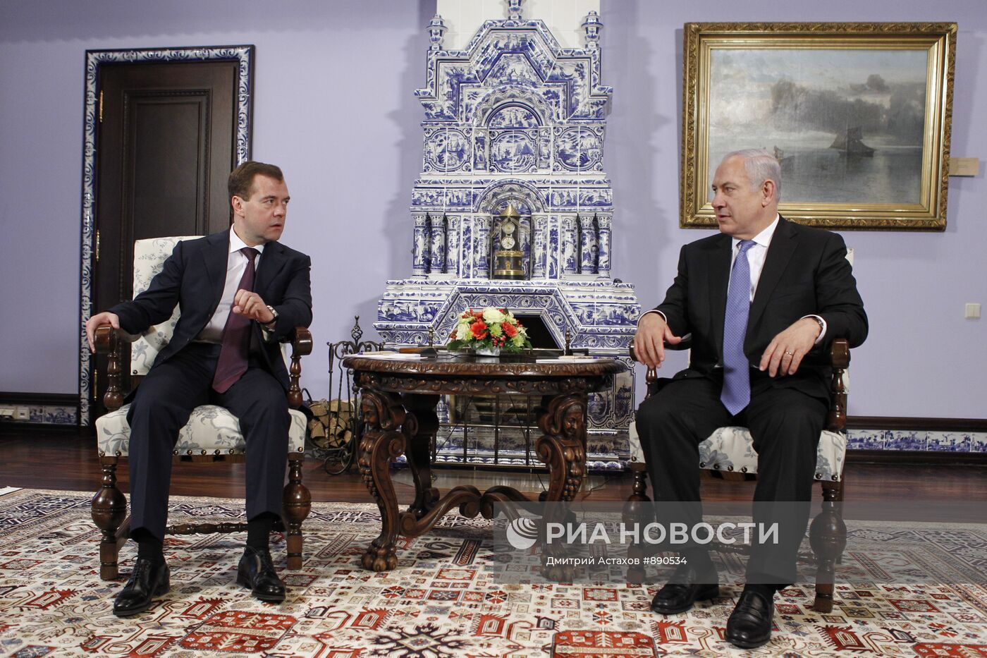 Дмитрий Медведев принял Биньямина Нетаньяху