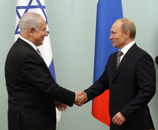 Встреча Владимира Путина с Биньямином Нетаньяху