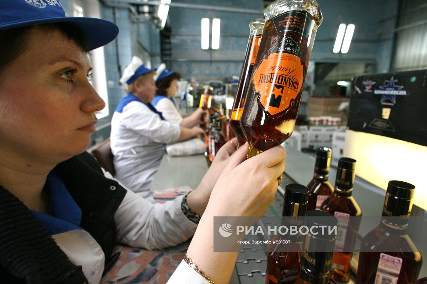 Работа ликероводочного завода "СПИ-РВВК" в Калининграде