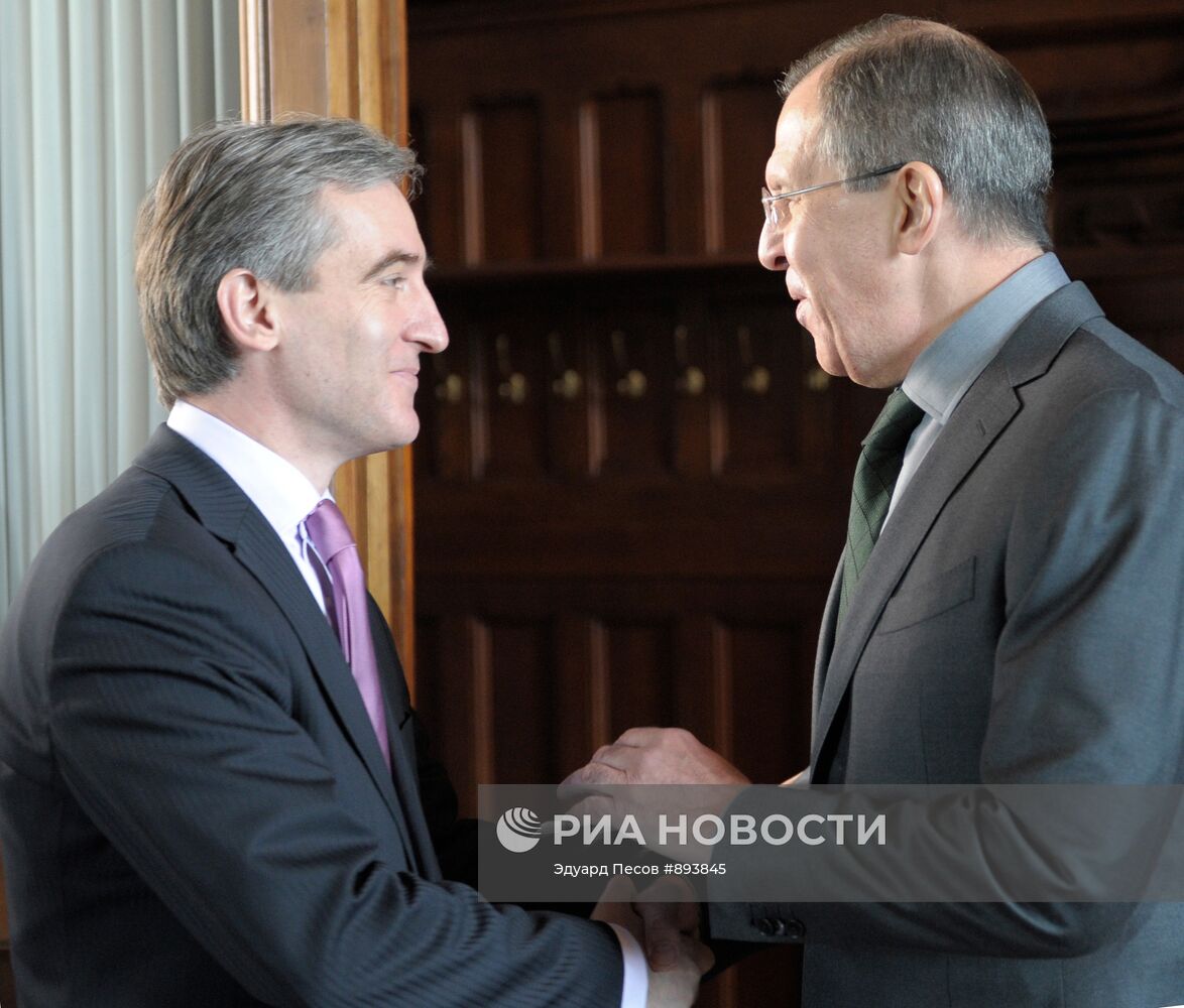 Встреча министров иностранных дел России и Молдавии