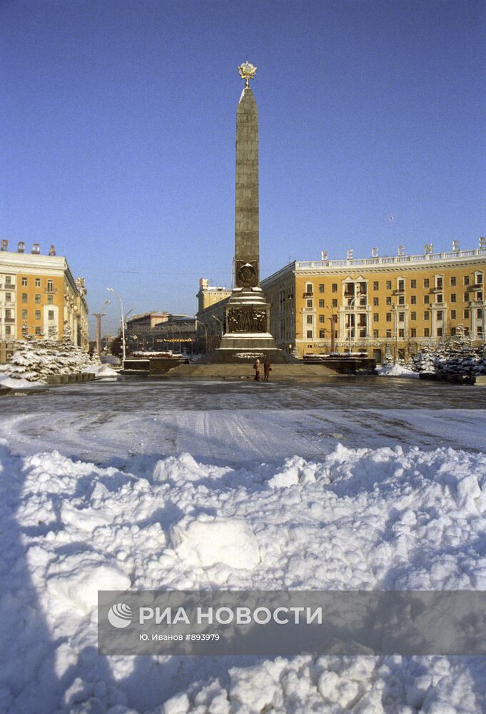 Площадь победы в Минске
