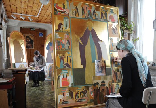Иконописная школа в Троице-Сергиевой Лавре
