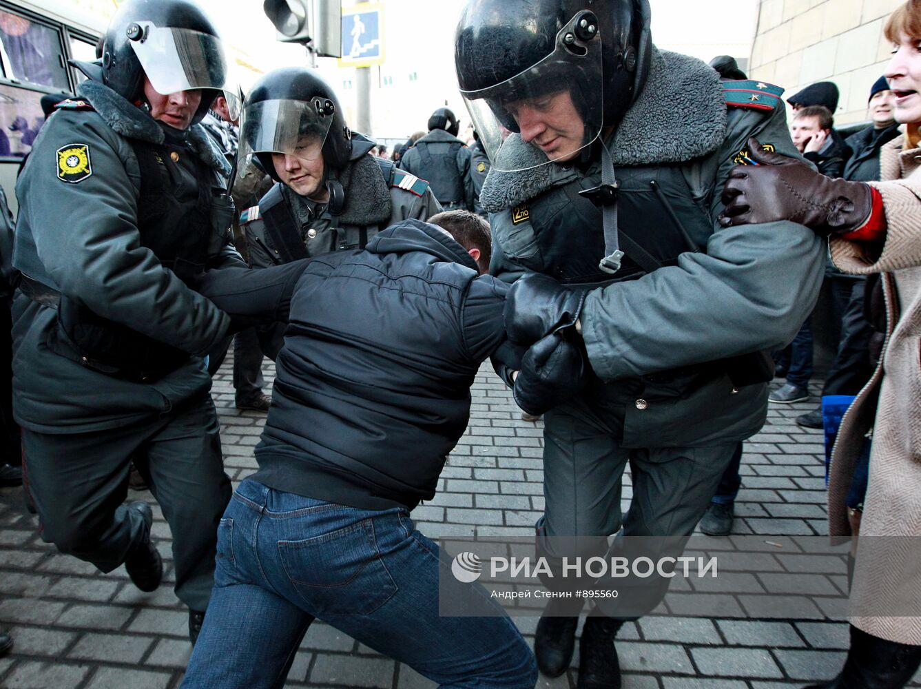 Акции оппозиции в защиту 31-й статьи Конституции РФ в Москве