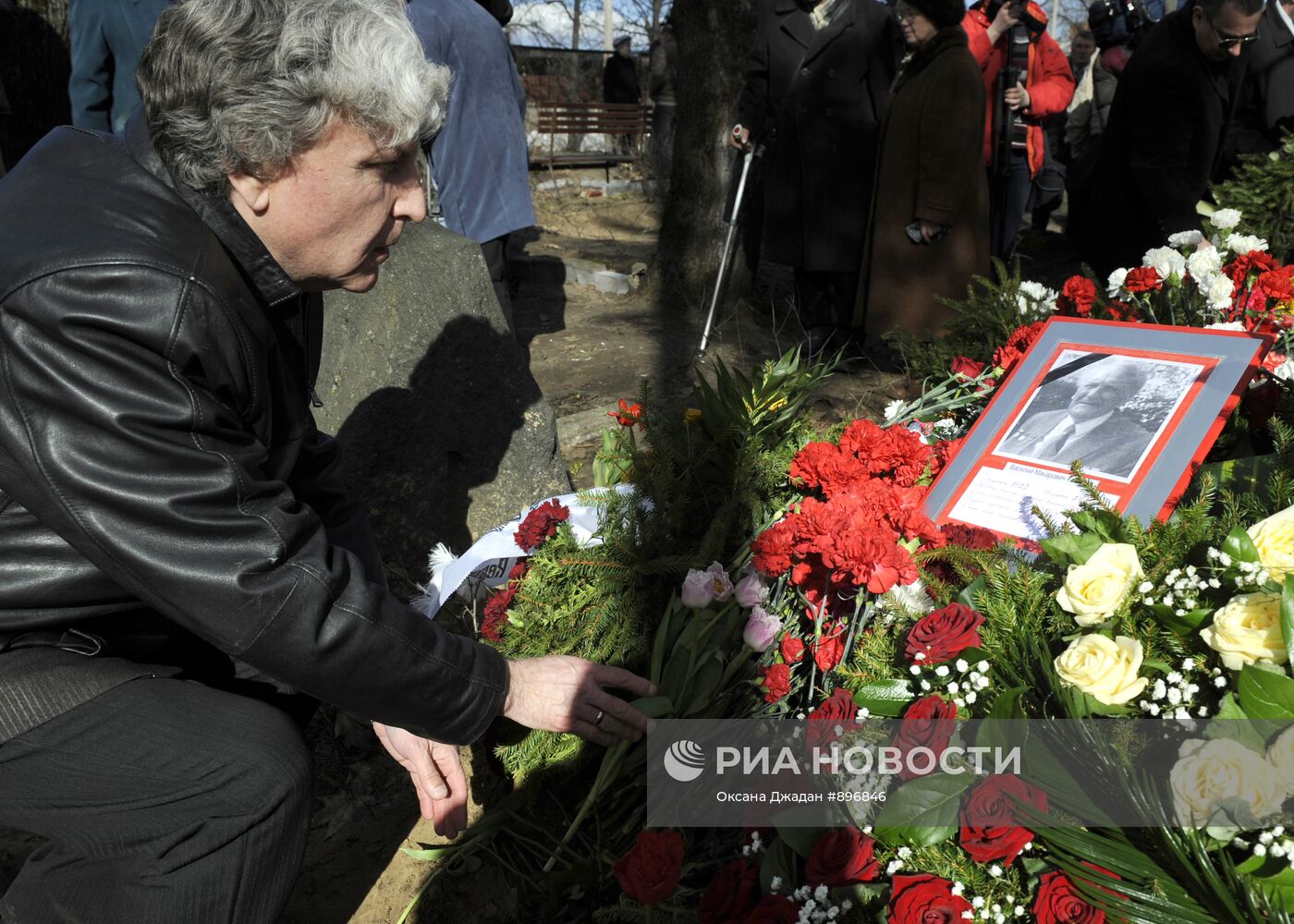 Похороны бывшего советского партизана Василия Кононова в Риге