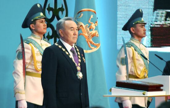 Инаугурация президента Казахстана Нурсултана Назарбаева