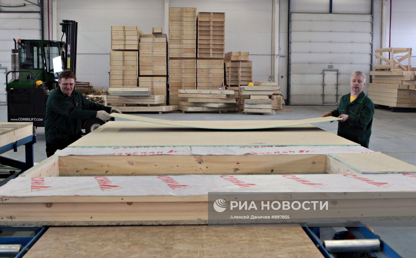 Завод по производству каркасно-панельных домов в Архангельске