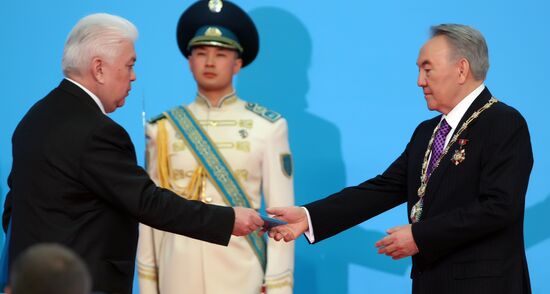 Церемония инаугурации президента Казахстана Нурсултана Назарбаев