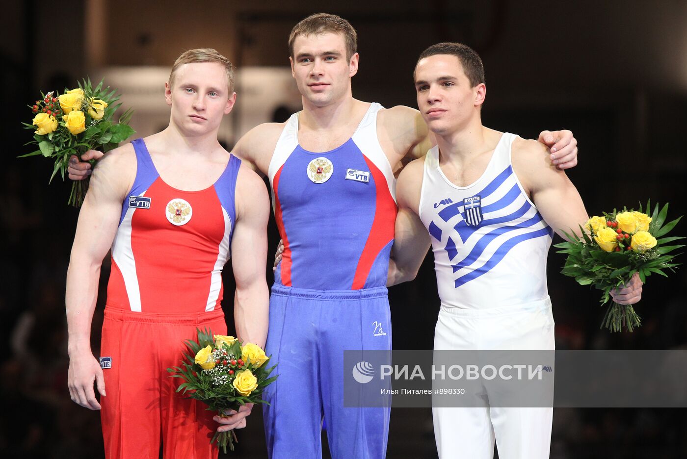 Александр Баландин, Константин Плужников, Элефтериос Петруниас