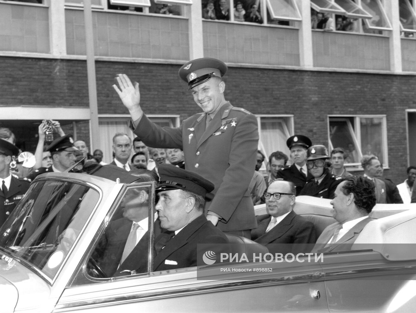 Визит Юрия Гагарина в Великобританию