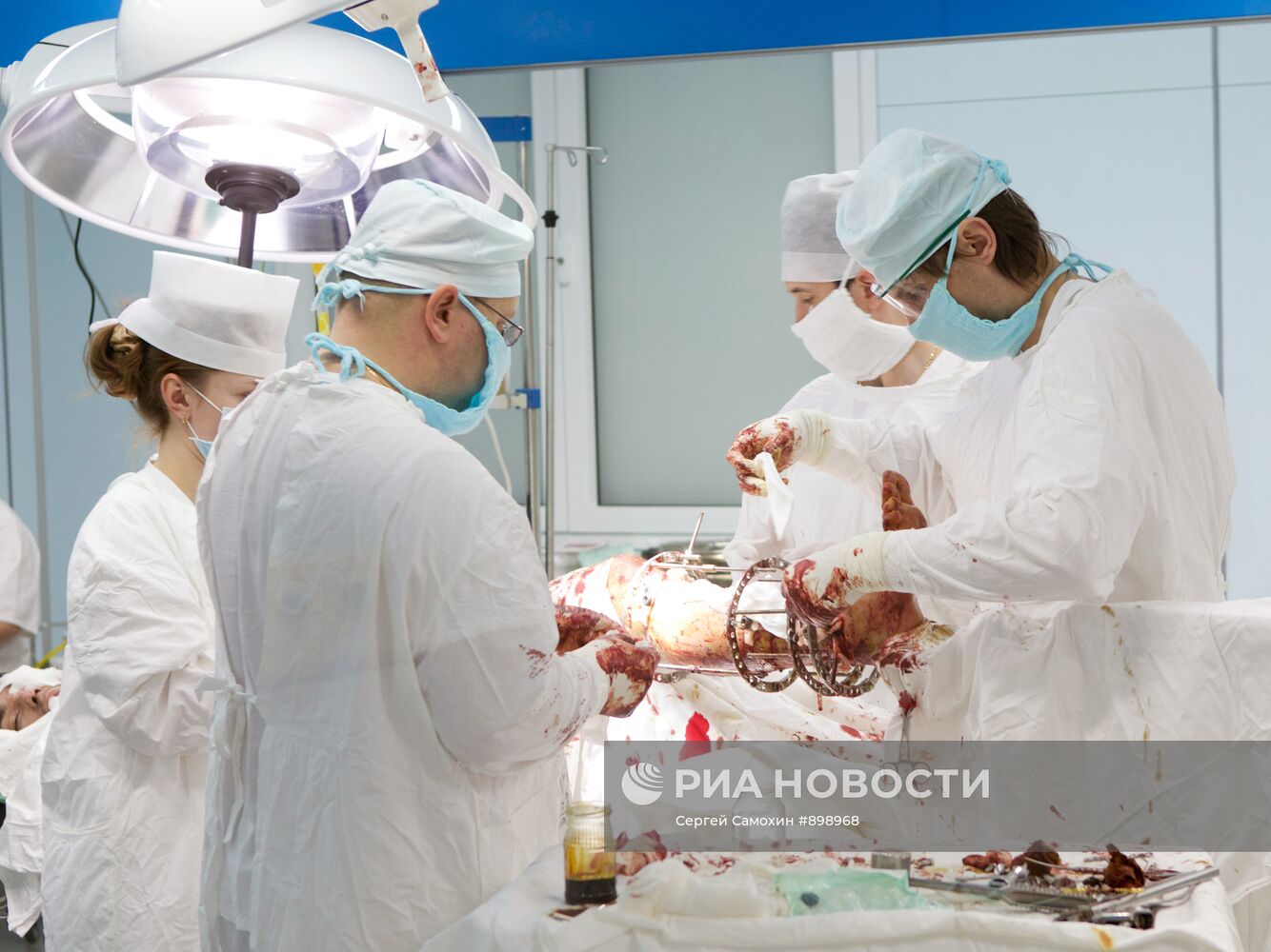 Пострадавшие в результате взрыва в больнице Минска