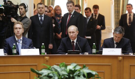 Рабочий визит Владимира Путина в Киев