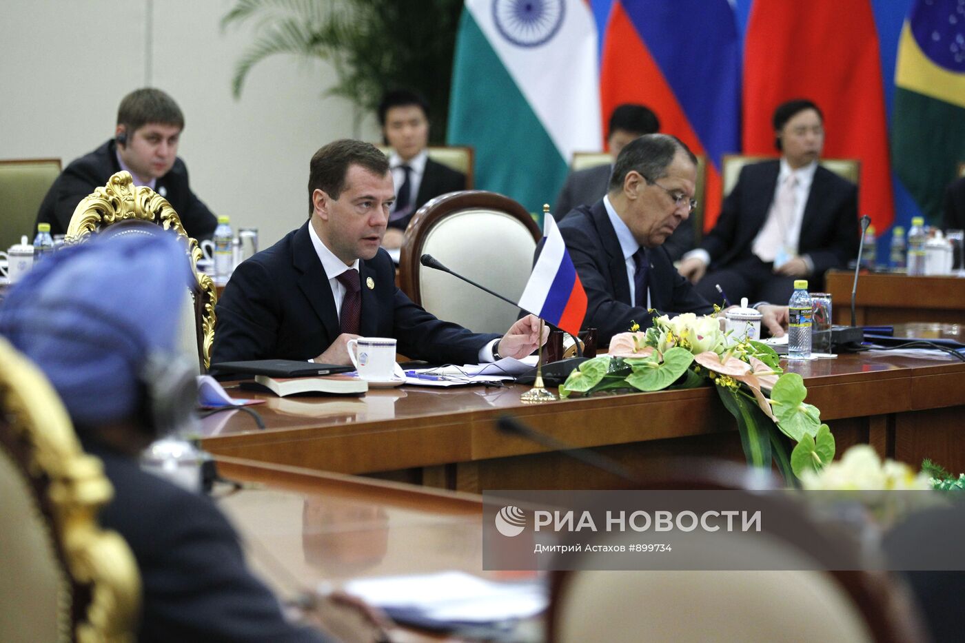 Д.Медведев принял участие в саммите БРИКС в Китае