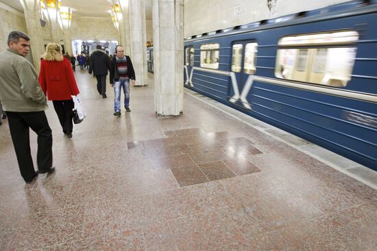 В Минске открыли для пассажиров станцию "Октябрьская"