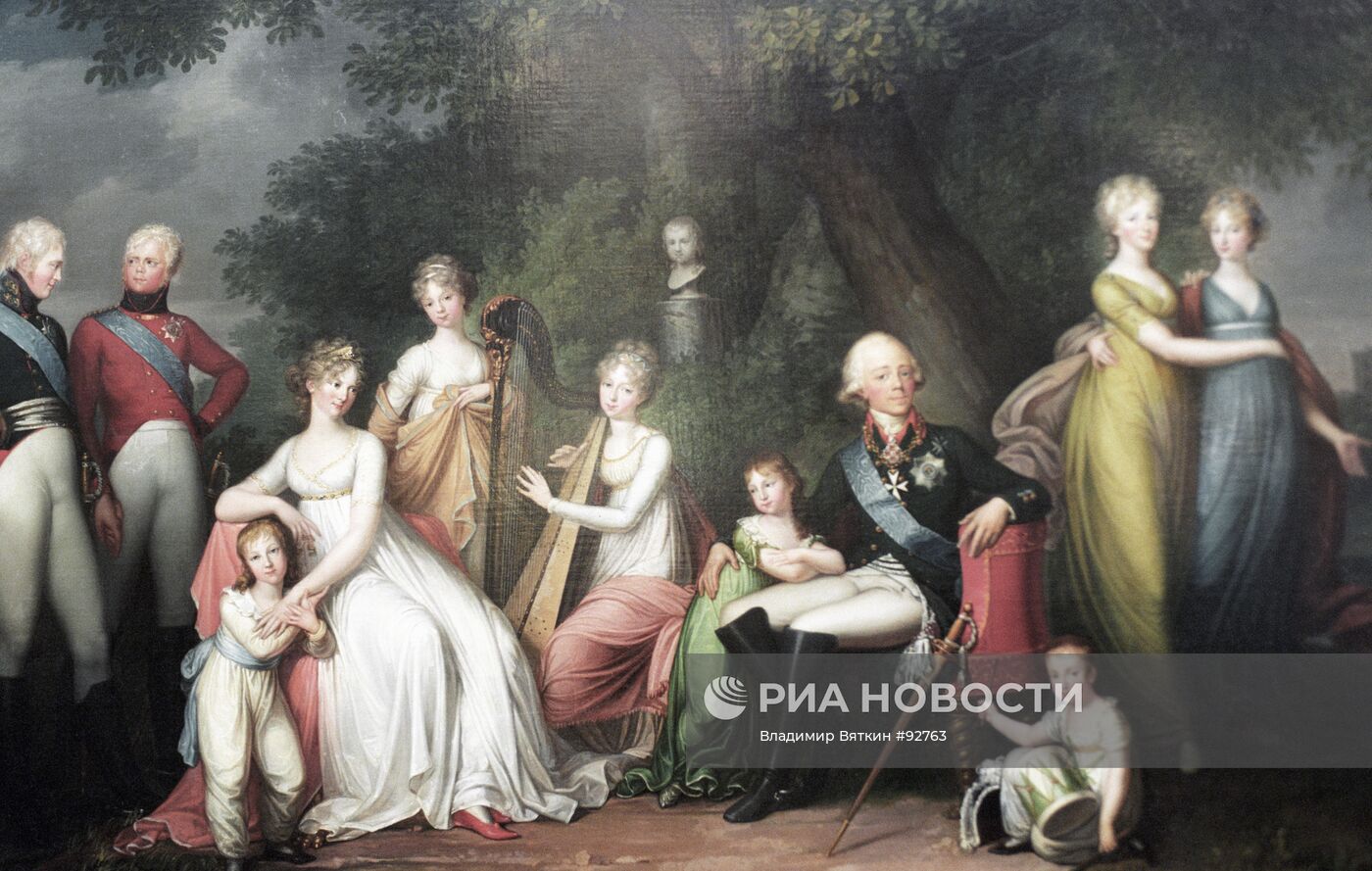 Картина "Император Павел I с семьей"