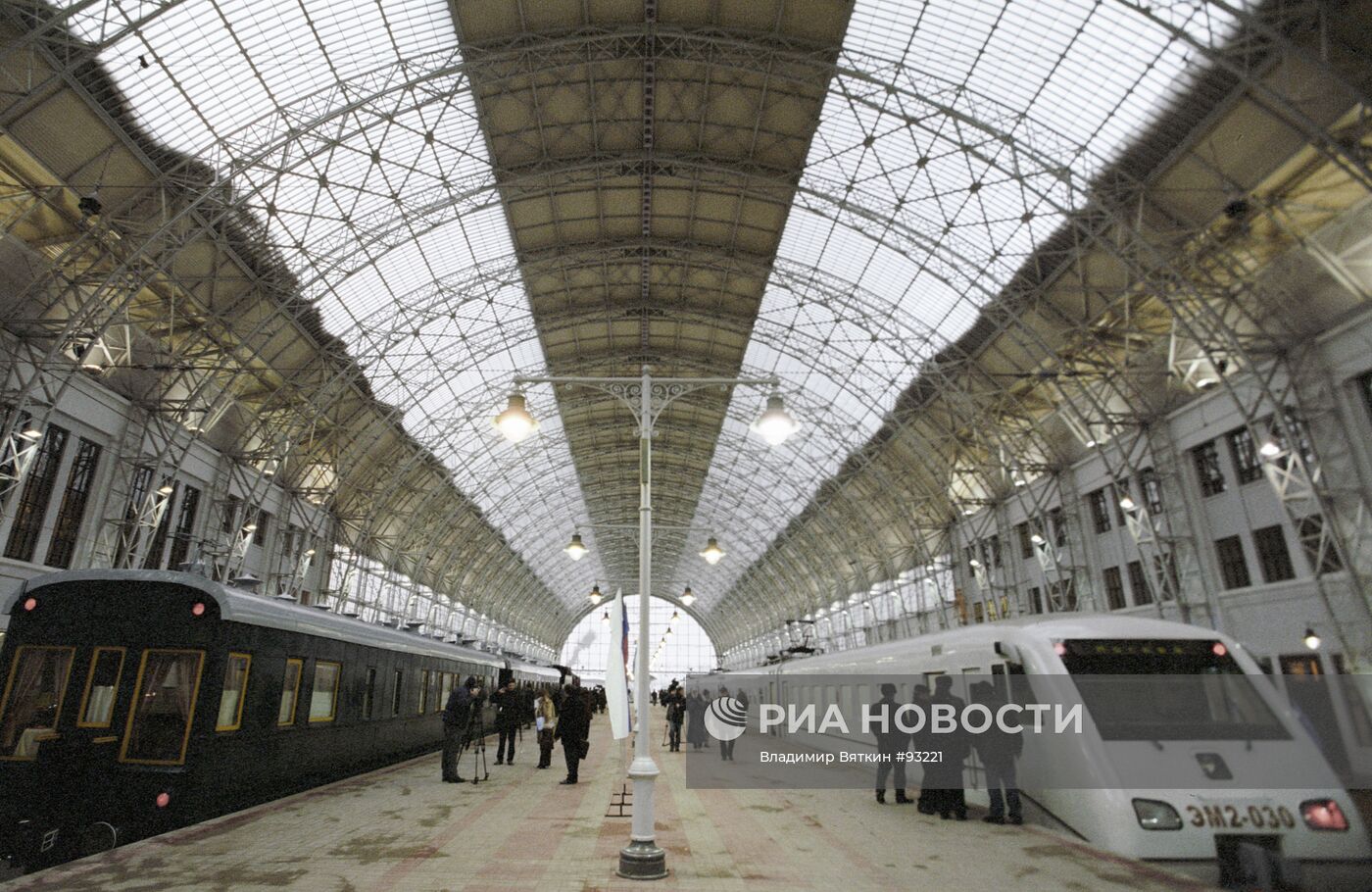 Открытие дебаркадера на Киевском вокзале