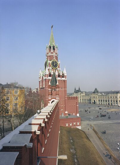 Московский Кремль. Спасская башня