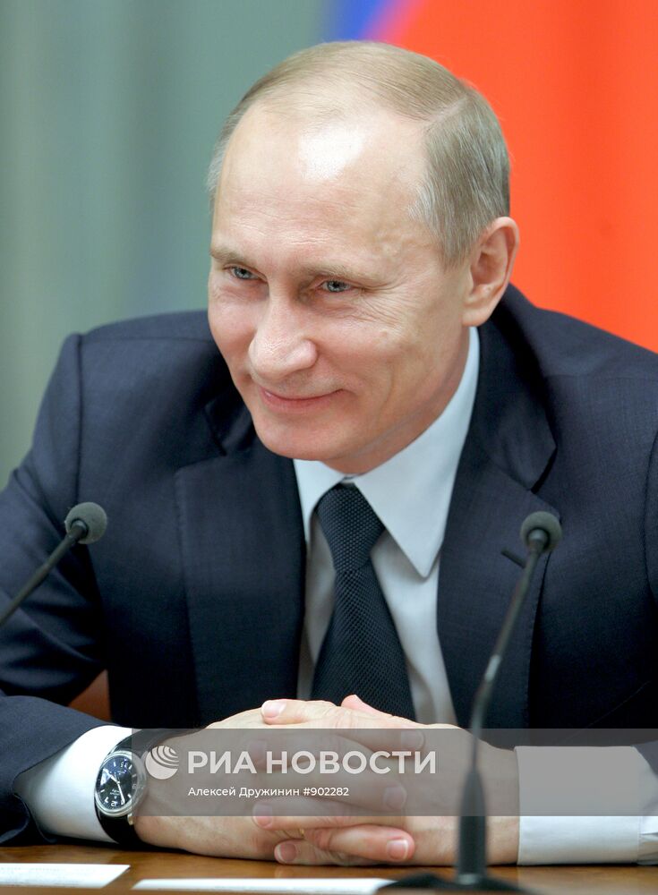В.Путин провел встречу с членами бюро правления РСПП