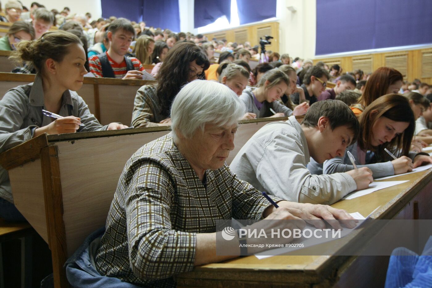 Акция "Тотальный диктант 2011" в Новосибирске