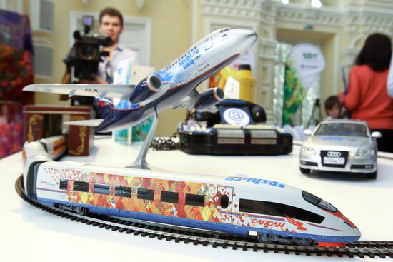 Презентация фирменного стиля Олимпийских игр в Сочи