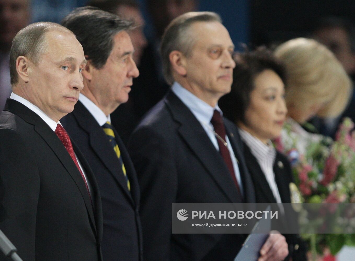 В.Путин на открытии чемпионата мира по фигурному катанию