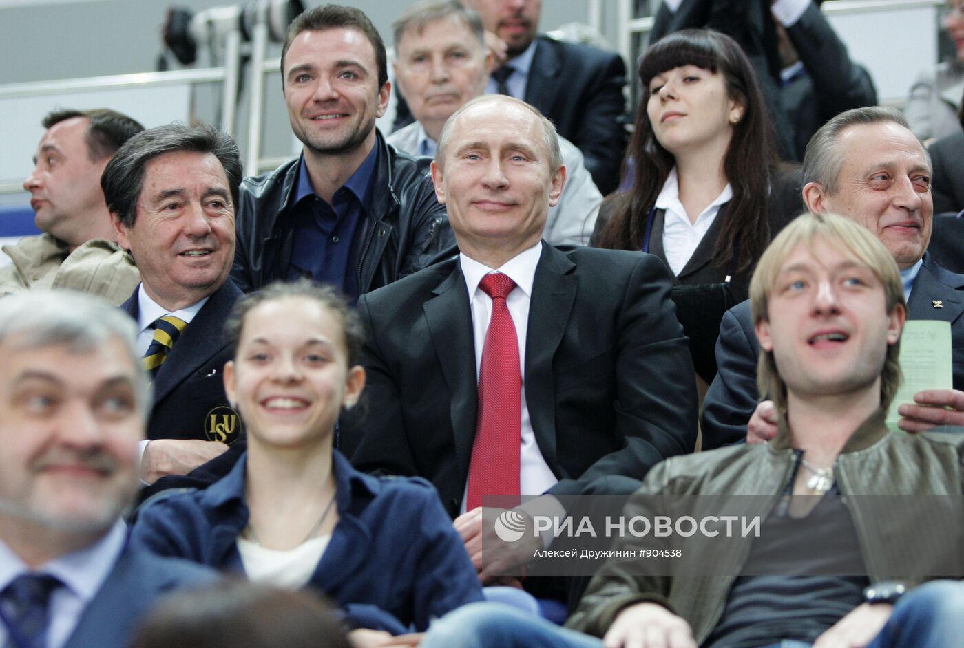 В.Путин на открытии чемпионата мира по фигурному катанию