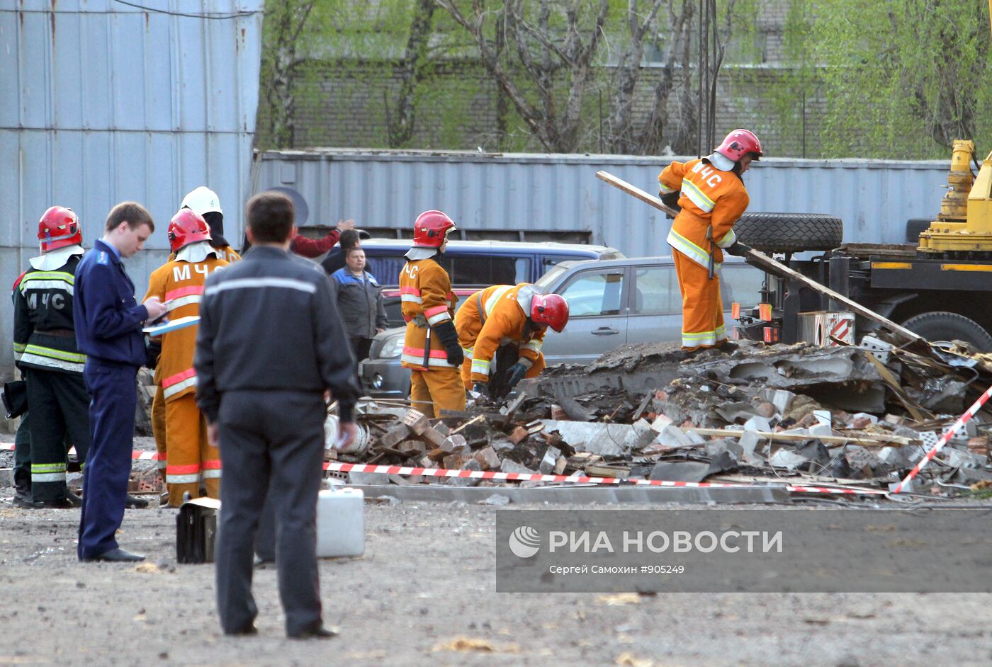 Взрыв в бане в Минске